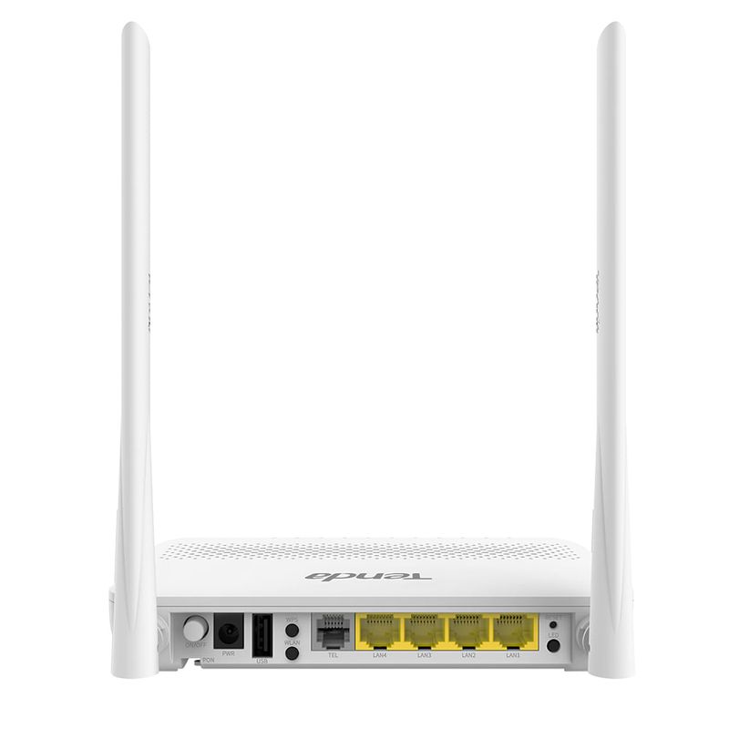 ONT-TENDA-HG6-con-2-antenas-6-dBi-1-Puerto-LAN-GigaBit-y-3-LAN-Fast-Ethernet-