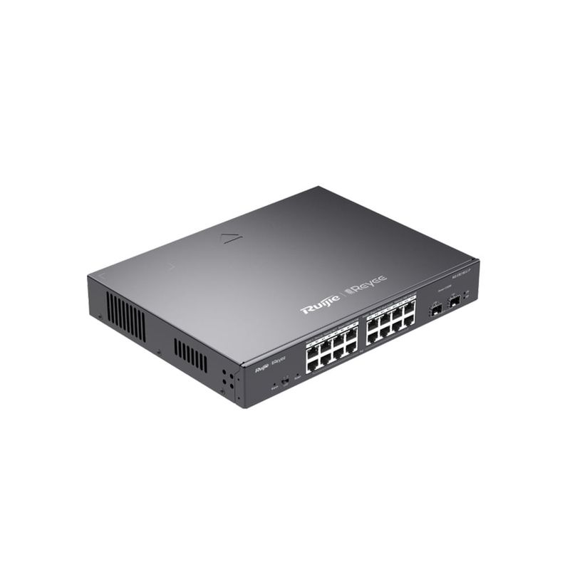Switch-Capa2-Reyee-RG-ES218GC-P-administrable-cloud-de-16-Puertos-PoE-y-2-Puertos-SFP