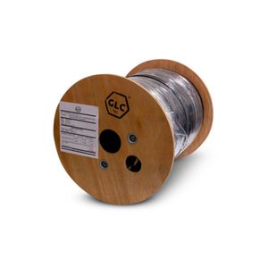 Fibra optica tipo drop plana con mensajero de alambre en acero de un solo hilo monomodo