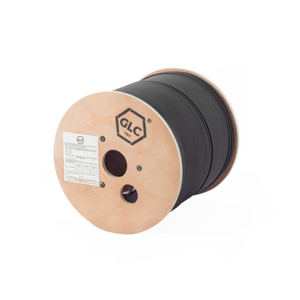 CABLE AEREO DROP FLAT 1 HILO DE FIBRA OPTICA MONOMODO MENSAJERO RIGIDO