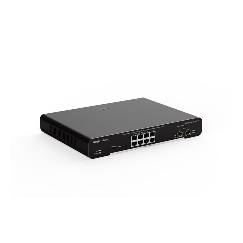 Switch-Capa2-Reyee-RG-NBS3100-8GT2SFP-P-administrable-cloud-de-8-Puertos-PoE-y-2-Puertos-SFP