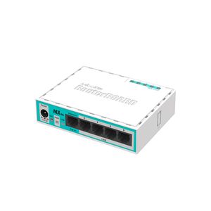 Router MikroTik RB750r2 con 5 puertos fast ethernet