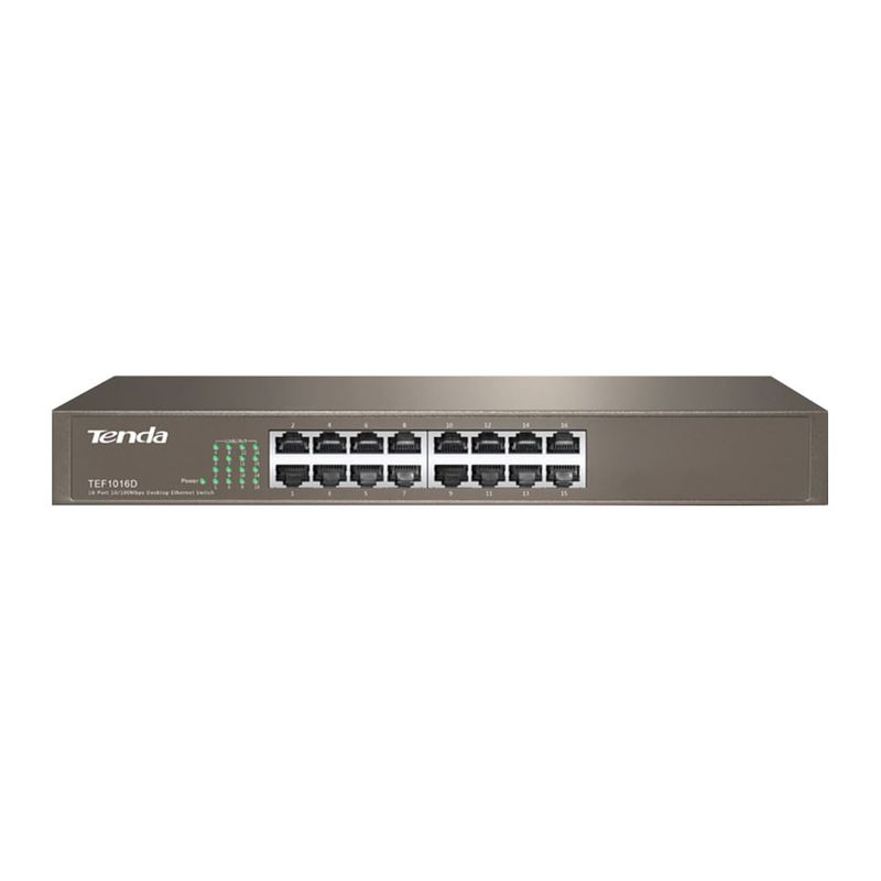 SWITCHING---ROUTING-Switches-TENDA-TEF1016D-16-puertos-FastEthernet-metalico-escritorio