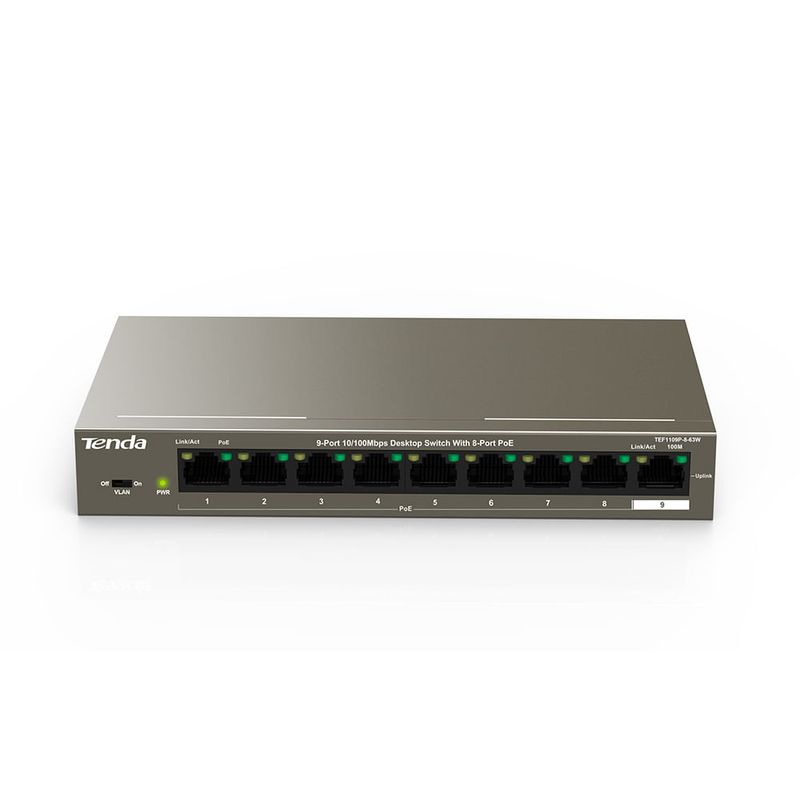 SWITCHING---ROUTING-Switches-TENDA-TEF1109P-8-63W-8-puertos-POE-FAst-ethernet