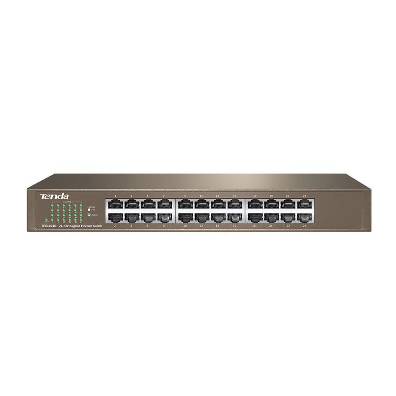 SWITCHING---ROUTING-Switches-TENDA-TEG1024D-24-puertos-Gb-carcaza-metalica-Rack-escritorio