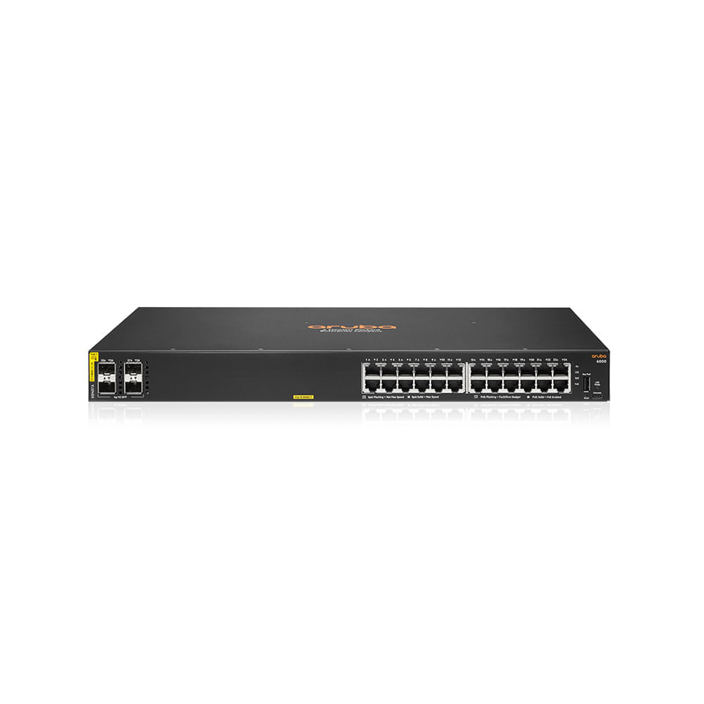 HP Switch Aruba 6000 24G Class4 PoE 4SFP 370W Gestito L3 Gigabit Ethernet 101001000 R8n87a P 422597 - Foto 4