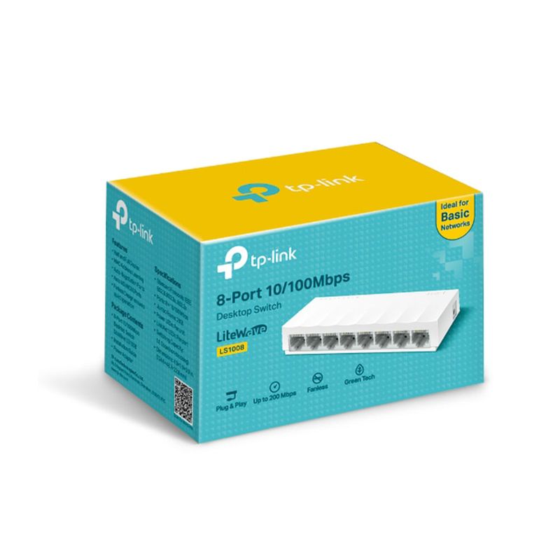 Switch Tp-link Ls1008 Litewave Ethernet No Administrable –