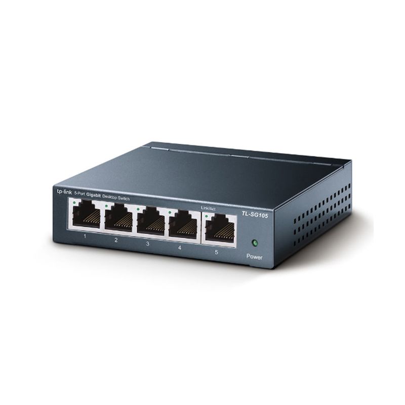 TP-LINK TL-SG108 Switch 8 Puertos Gigabit 10/100/1000 Mbps Metálico