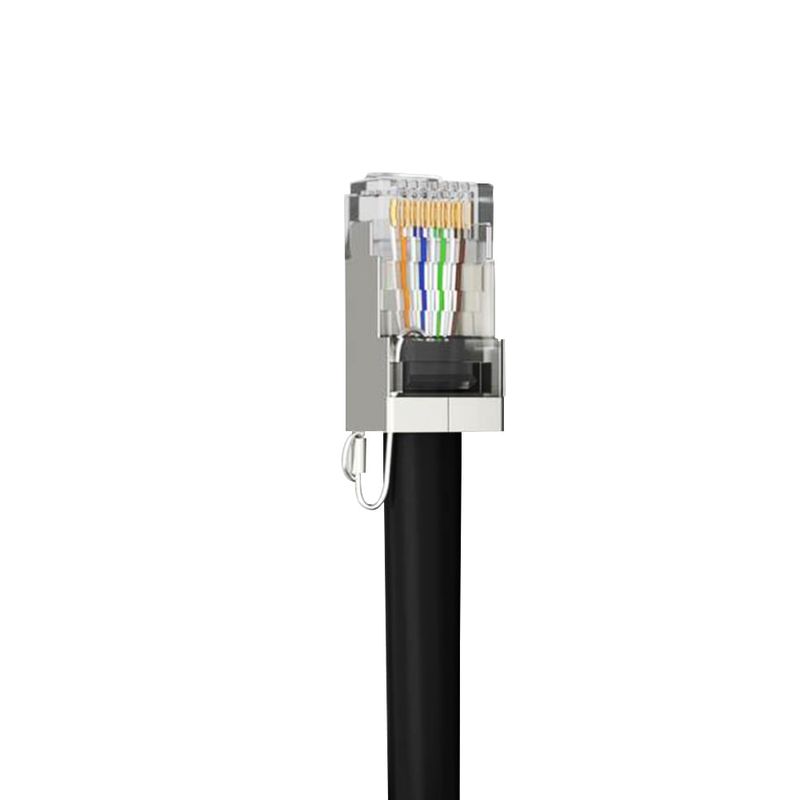 Organizador de cable o fibra para rack de 1U metálico en color negro marca  GLCTec GLC-ORGAB-001
