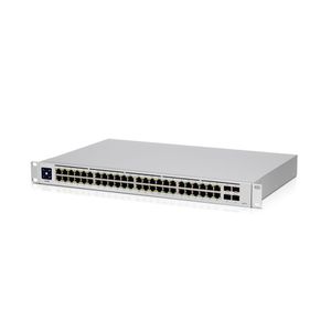 Switch UniFi de Ubiquiti USW-48-POE Capa 2 de 48 puertos, 32 puertos PoE+ y 4 puertos SFP 1G