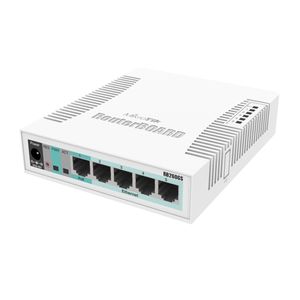 Switch MikroTik RB260GS capa 2 con 5 puertos gigabit y 1 ranura SFP