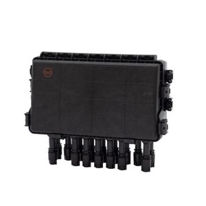 Caja terminal de fibra optica NAP de 4x16, easy connect horizontal con splitter