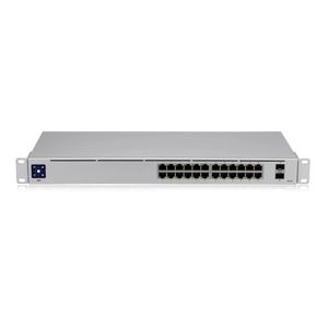 Switch Ubiquiti UniFi USW-24 Capa 2 de 24 puertos ethernet gigabit y 2 puertos SFP