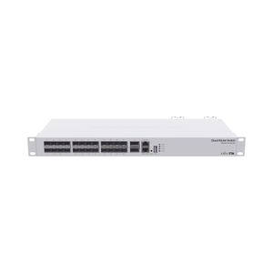 Switch MikroTik administrable CRS326-24S+2Q+RM con 24 puertos SFP+ y 2 puertos QSFP+
