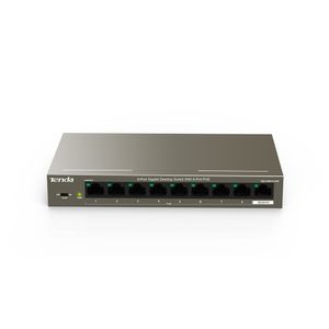Switch de escritorio Tenda TEG1109P-8-102W  Gigabit de 9 puertos con PoE de 8 puertos