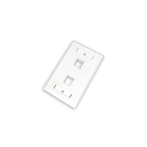 Face plate de 2 puertos CAT5/6