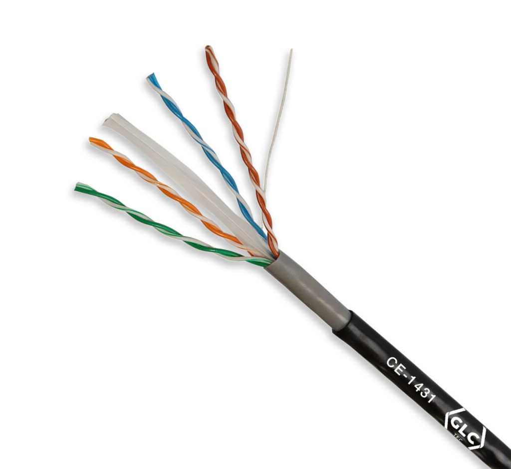 Rollo de cable UTP doble chaqueta CAT 6 AWG23 en 305Mts para uso de ...