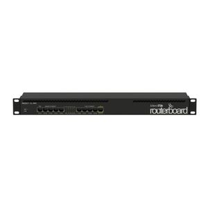 Router MikroTik RB2011iL-RM con 5 puertos fast ethernet, 5 puertos Gigabit, modelo para instalación en Rack