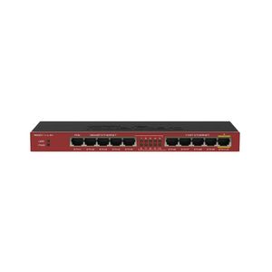 Router MikroTik RB2011iL-IN con 5 puertos fast ethernet, 5 puertos Gigabit, modelo para escritorio