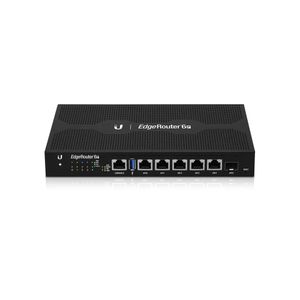 EdgeRouter Ubiquiti ER-6P de 5 puertos gigabit y un puerto SFP para radio enlaces