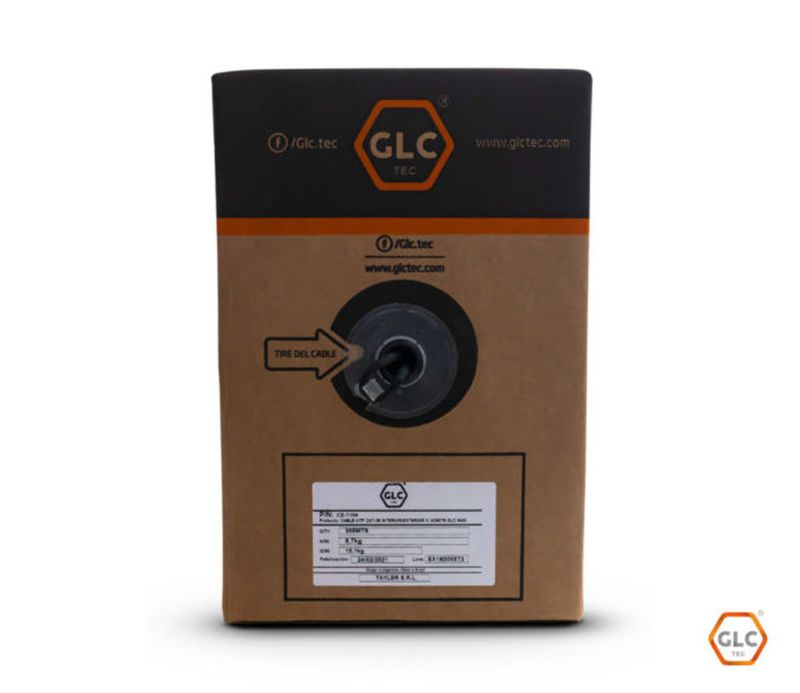 Organizador de cable o fibra para rack de 1U metálico en color negro marca  GLCTec GLC-ORGAB-001