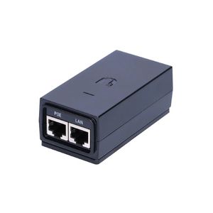 Injector POE pasivo UBIQUITI 15 VDC, 12W, Fast Ethernet