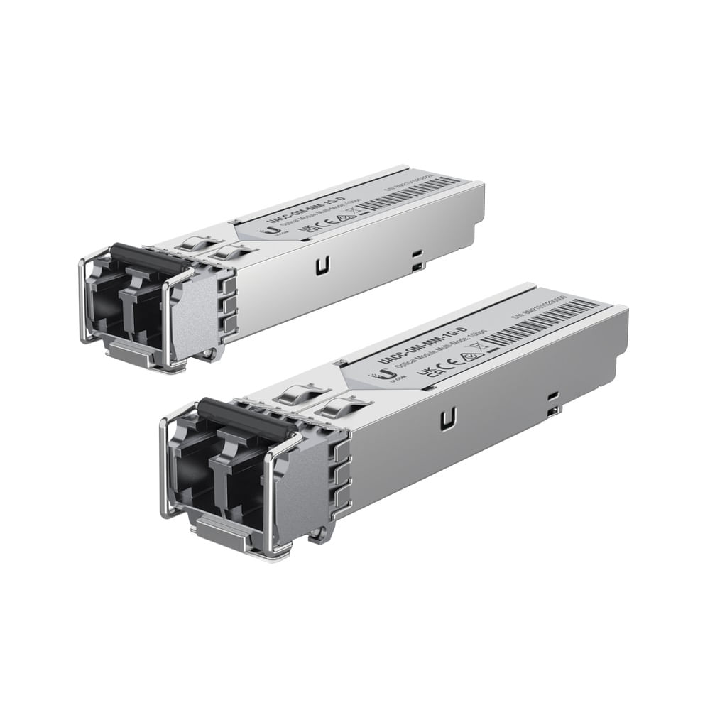 Par de Modulos SFP Multimodo Duplex 1.25 Gbps Ubiquiti para 550m