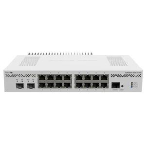 Cloud Core Router MikroTik CCR2004-16G-2S+PC con 16 puertos gigabit ethernet y 2 SFP+, refrigeración pasiva
