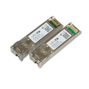Interfaz SFP+ WDM de MikroTik monomodo en 1270nm, 1330nm simplex para 10Km, compatible con ranuras 10G