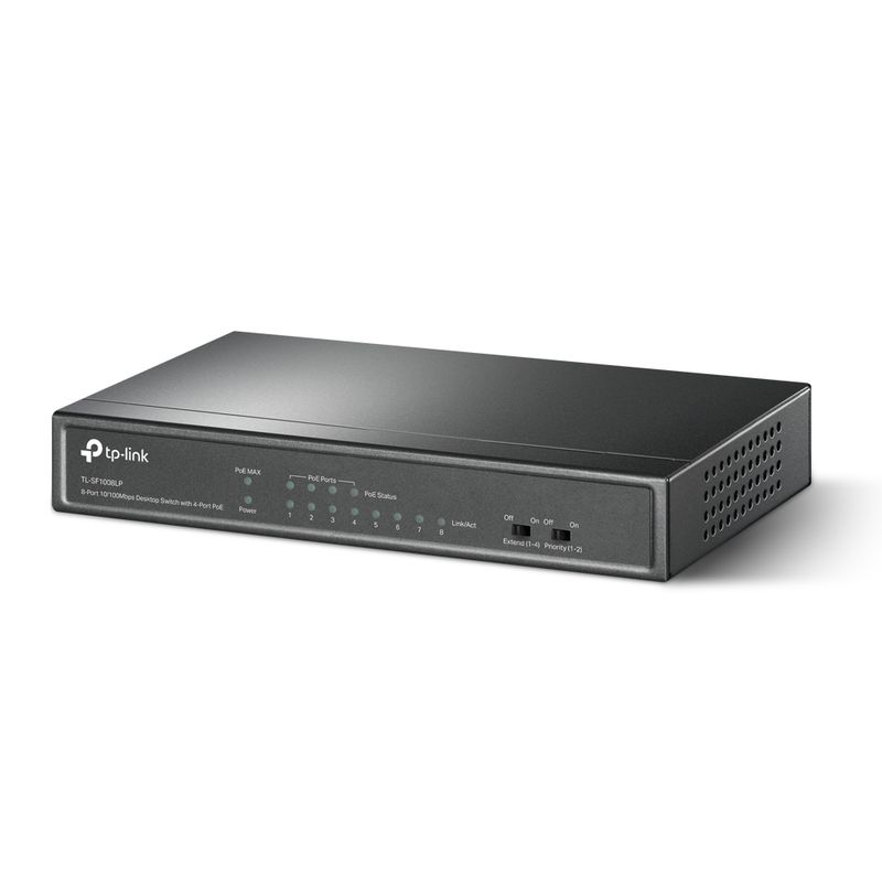 DAHUA PFS3008-8ET-L - Switch para Escritorio de 8 Puertos Fast Ethernet/  10/100/ Diseno Compacto/ Capa 2/ switching 1.6 Gbps/ Velocidad de Reenvio  de Paqutes 1.19 Mbps/ - Isten Telecomunicaciones