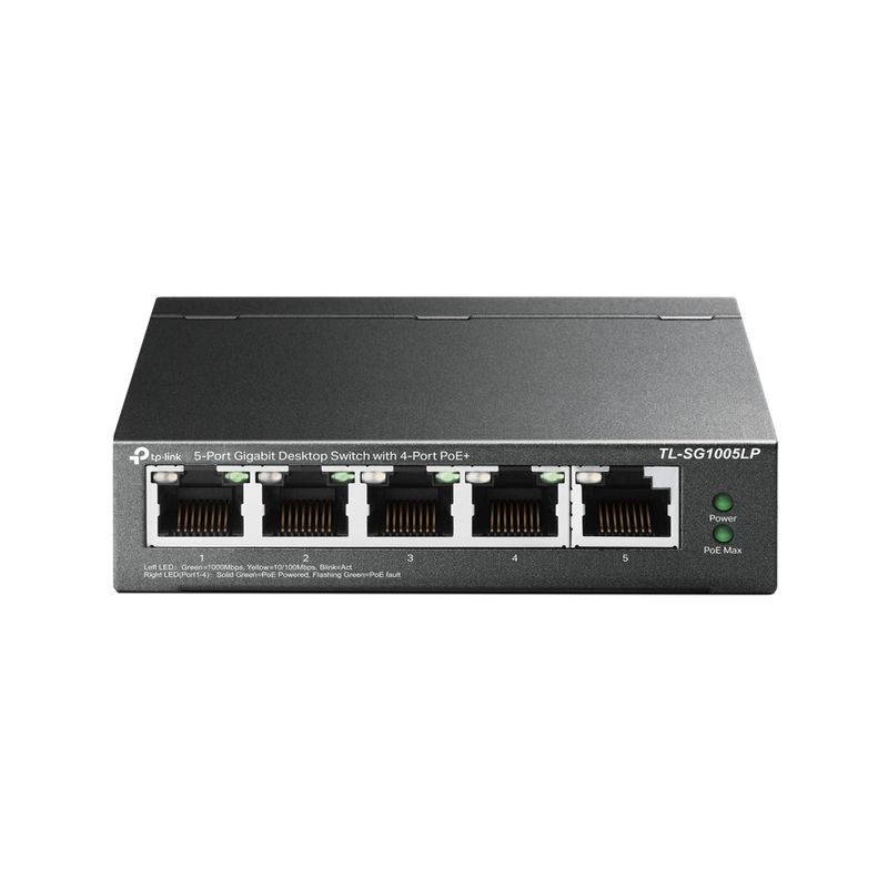 Switch PoE AF/AT Industrial C-DATA CI4084GS-POE con 8 puertos ethernet  gigabit y 4 puertos SFP