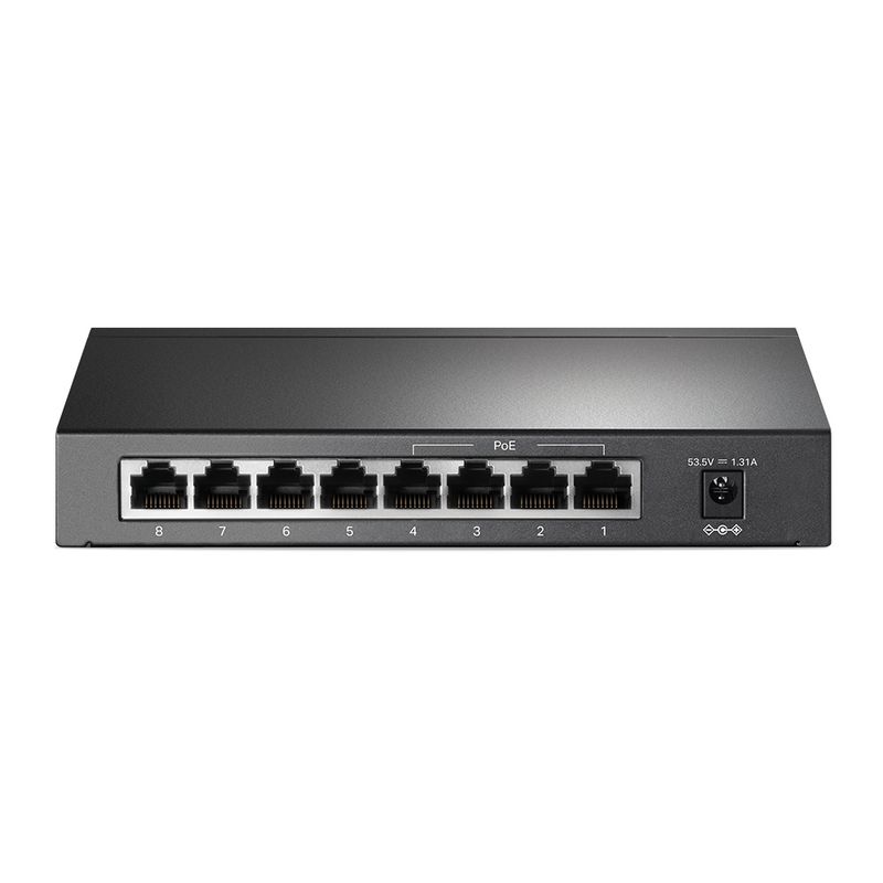 TL-SG1008MP Switch Gigabit PoE+ no administrable de 8 puertos 10/100/1000  Mbps y 8 puertos PoE para escritorio - Switches - Camaras de Seguridad Y  Control de Acceso