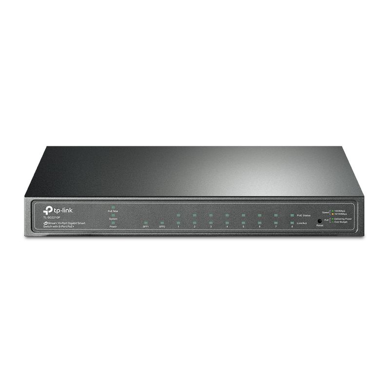 Switch PoE AF/AT Industrial C-DATA CI4084GS-POE con 8 puertos ethernet  gigabit y 4 puertos SFP