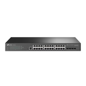 TL-SG3428 Switch administrado JetStream de 24 puertos Gigabit L2 con 4 ranuras SFP