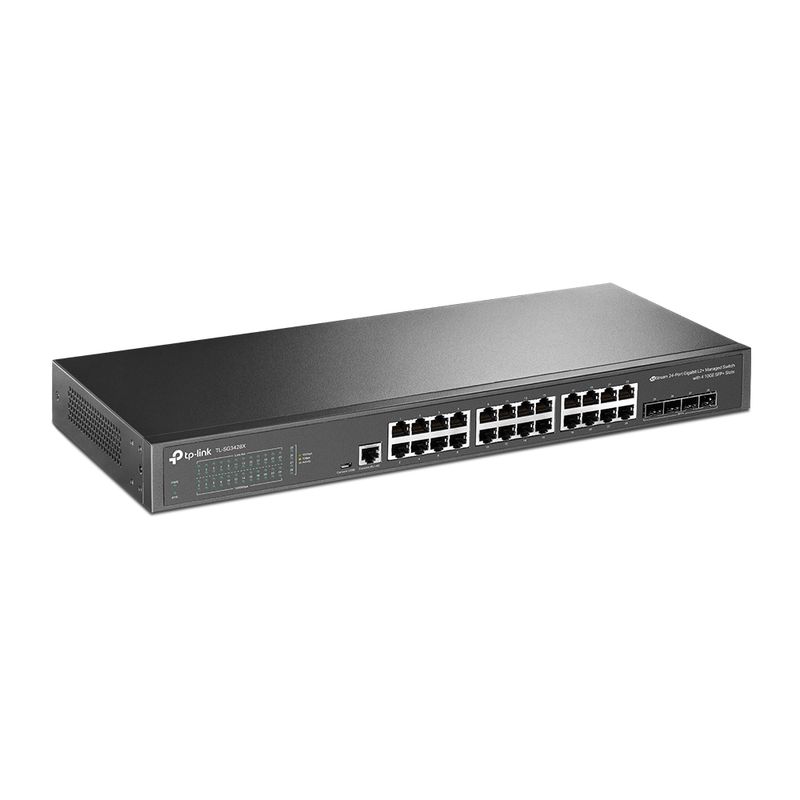 Switch Gigabit de 24 puertos con 4 enlaces ascendentes SFP+ de 10