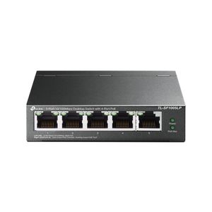 TL-SF1005LP Switch de escritorio de 5 puertos a 10/100 Mbps con PoE en 4 puertos