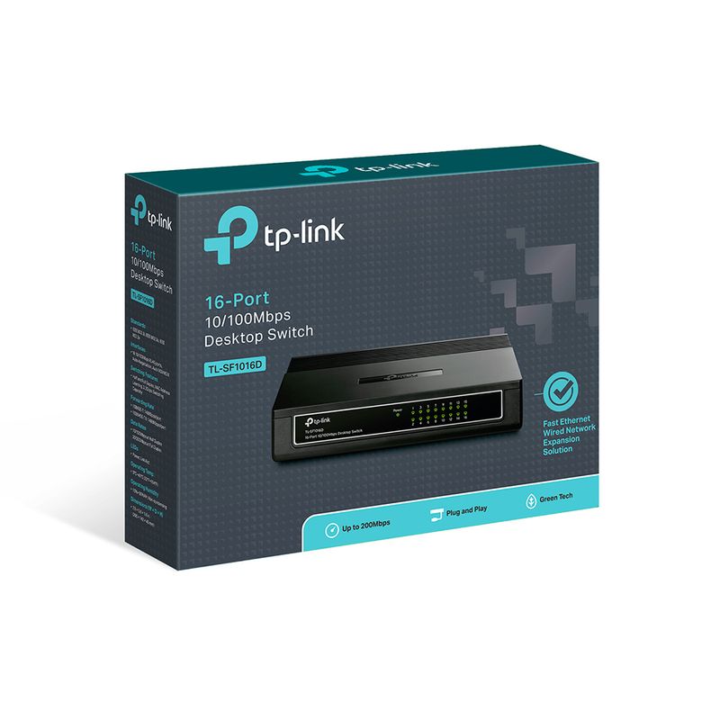 SWITCH TP-LINK 8 PUERTOS 10/100 LS1008 – Compubetel