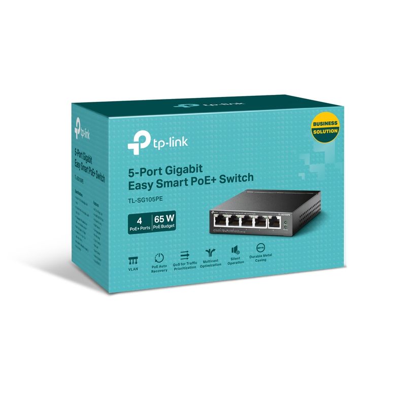 Switch TP-Link LS1005G 5 Puertos Gigabit Escritorio