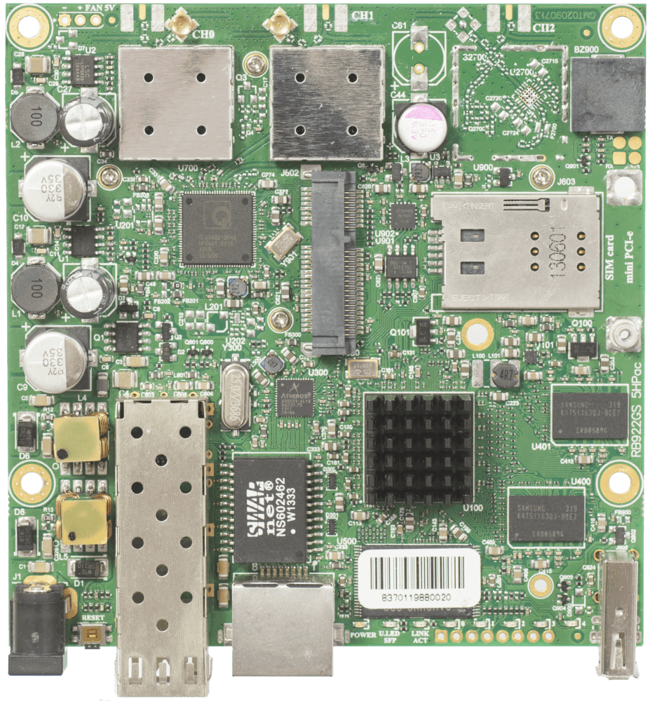 Routerboard MikroTik RB922UAGS-5HPacD, modelo con inalambrica en 5GHz ...