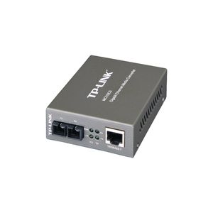 MC210CS Convertidor Multimedia Monomodo Gigabit de 2 hilos conector SC/ UPC 15KM