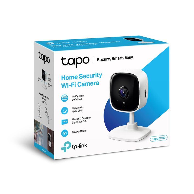 Cámara Wi-Fi de Seguridad Interior TP-Link Tapo C210 / 3MP Ultra Alta  Definición / Cámara IP Domo 360° / Control Remoto de Aplicaciones /  Funciona con Alexa / TAPO C210