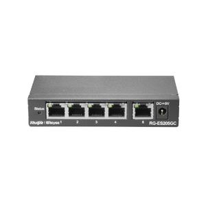 Switch cloud capa 2 con gestion en nube gratuita de 5 puertos gigabit