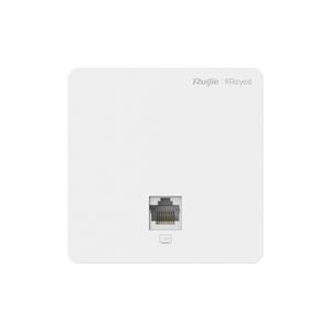 Punto de Acceso in-wall AC1200 dual band, con un puerto uplink, un puerto de servicio fast ethernet y gestion en la nube