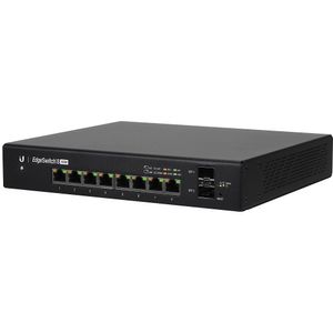 Edge Switch Ubiquiti ES-8-150W de 8 puertos gigabit PoE y 2 puertos SFP gigabit, 150W