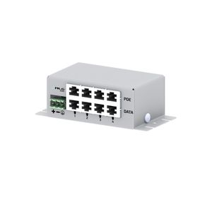 Inyector PoE gigabit 4 Puertos 1U
