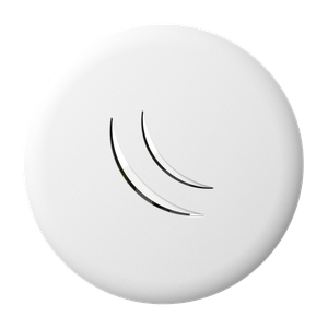 Punto de acceso WiFi4 RBcAPL-2nD de MikroTik para una cobertura basica, inalámbrica en 2.4GHz MIMO 2X2 y un puerto fast ethernet