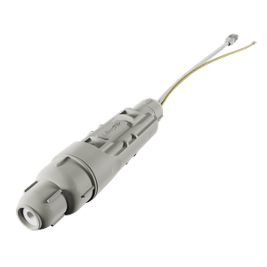 Protector de sobrecargas ethernet de MikroTik GESP, grado de protección IP67, es necesario conectar a una puesta a tierra