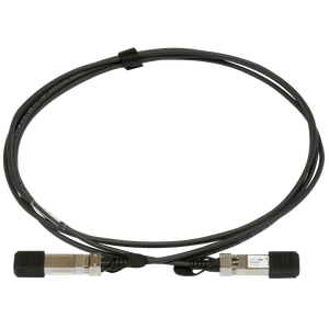 Cable de conexión rapida S+DA0001 de MikroTik, patchcord armado en cobre SFP+ compatible con ranuras SFP y SFP+, soporta modulaciones 1G/10G