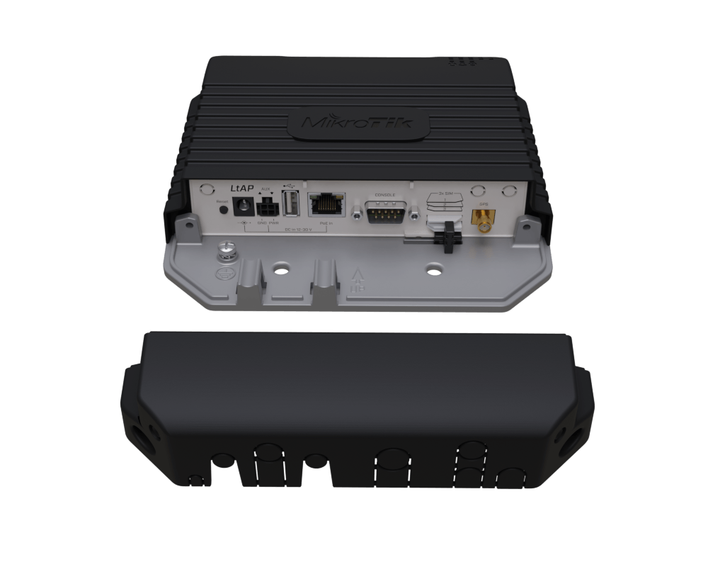 Modem LTE industrial LtAP de MikroTik RBLtAP-2HnD&R11e-LTE6, adiciona ...