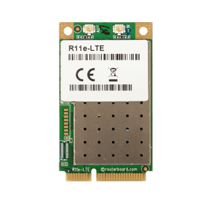 Tarjeta Mini-PCIe de MikroTik R11e-LTE, tarjeta para ampliar funciones LTE a modelos de RouterBoard que cuenten con esta ranura